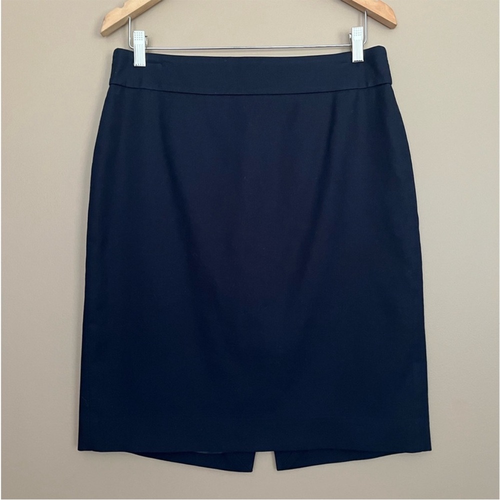 {J. Crew} Pencil Skirt in Navy - Womens 8